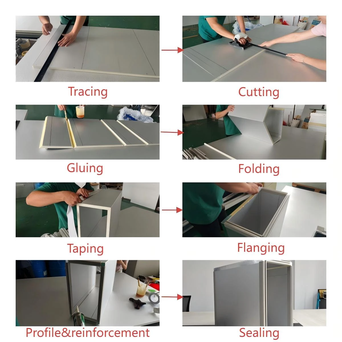 making straight duct model making straight duct model