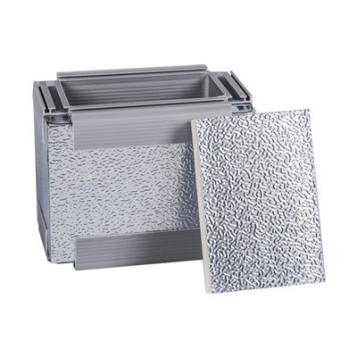 UNT Aluminium Foil Polyisocyanate PIR Papan Penebat Saluran Udara Pra-tertebat Untuk Dijual